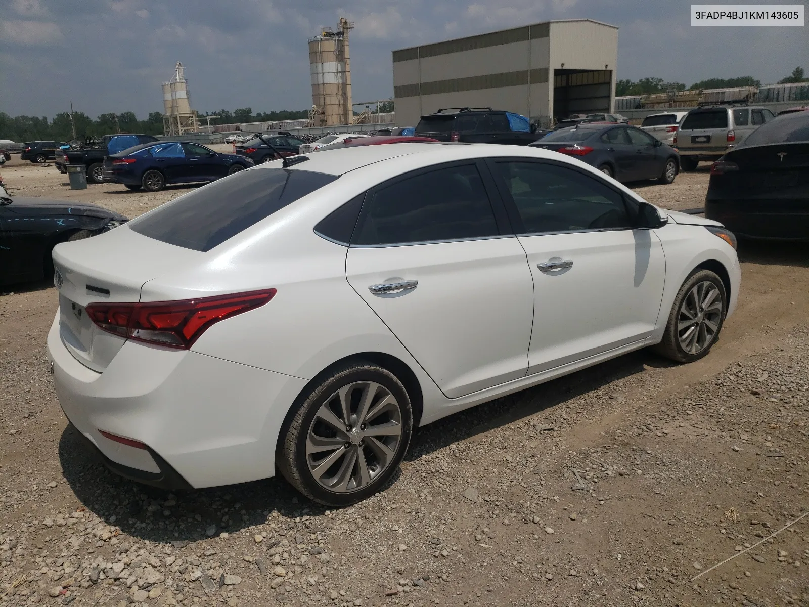 2019 Ford Fiesta Se VIN: 3FADP4BJ1KM143605 Lot: 64472534