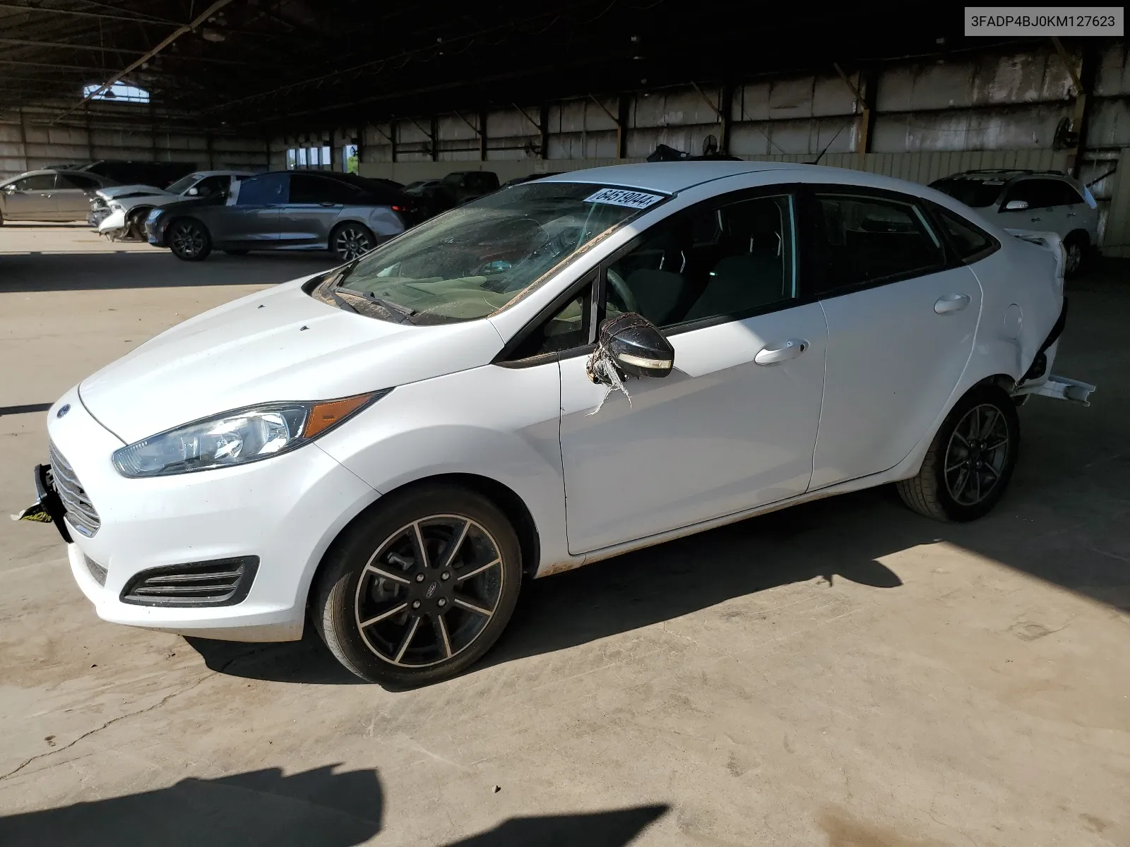 2019 Ford Fiesta Se VIN: 3FADP4BJ0KM127623 Lot: 64519044