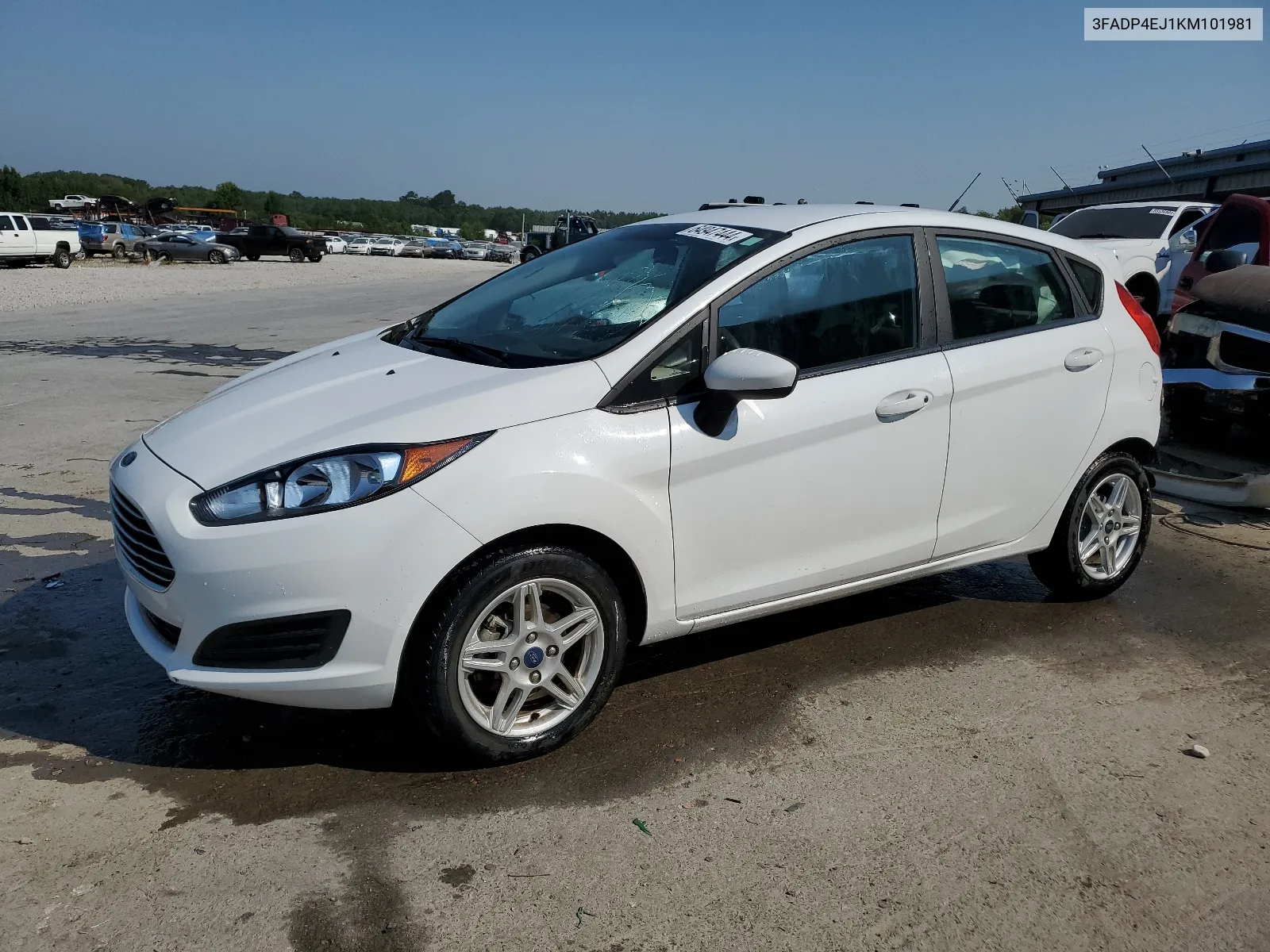 2019 Ford Fiesta Se VIN: 3FADP4EJ1KM101981 Lot: 64947444