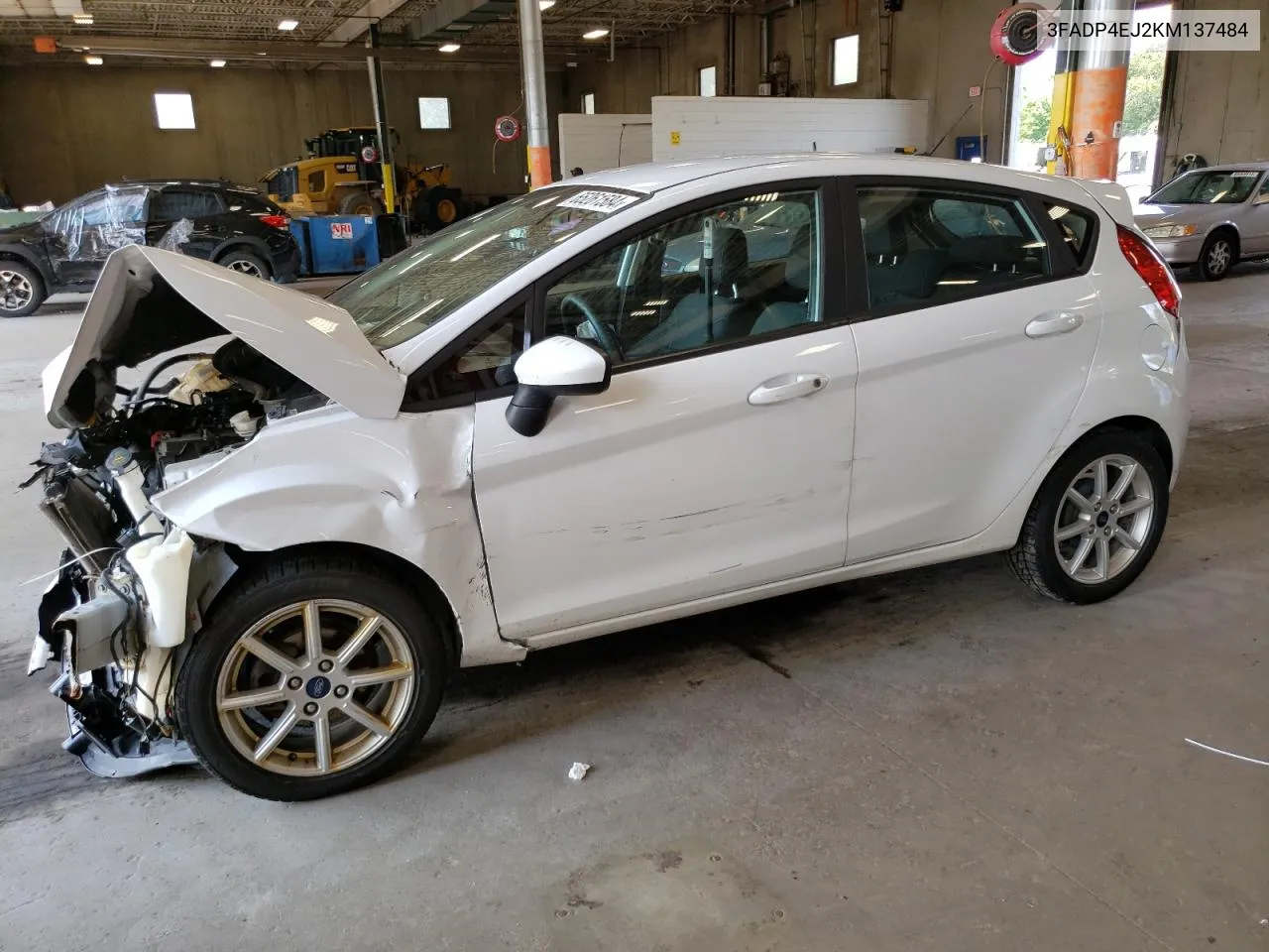 2019 Ford Fiesta Se VIN: 3FADP4EJ2KM137484 Lot: 65261584