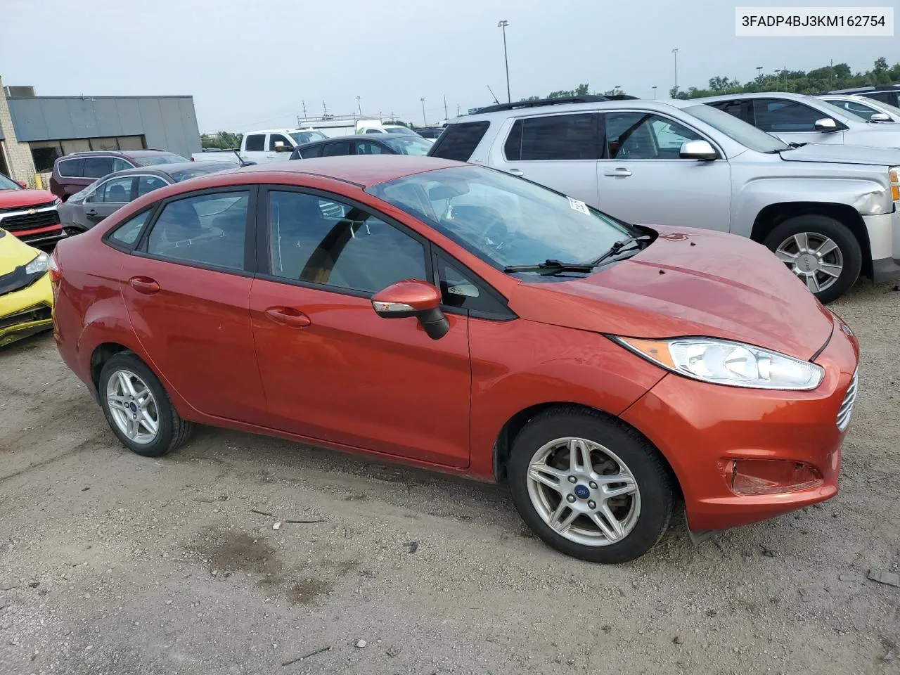 2019 Ford Fiesta Se VIN: 3FADP4BJ3KM162754 Lot: 65952604