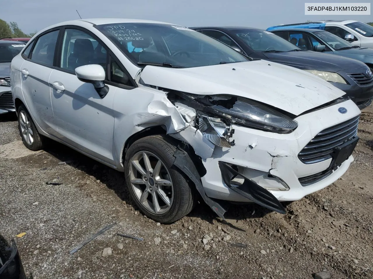 2019 Ford Fiesta Se VIN: 3FADP4BJ1KM103220 Lot: 66271184