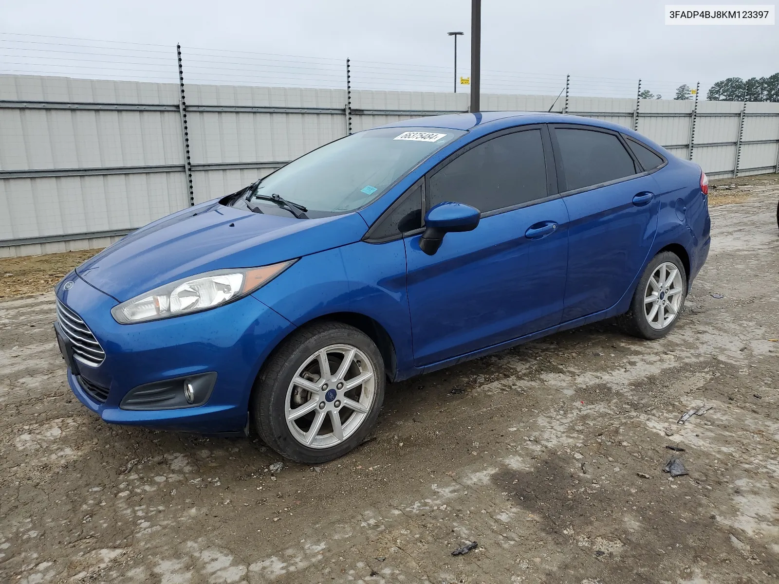 2019 Ford Fiesta Se VIN: 3FADP4BJ8KM123397 Lot: 66375484