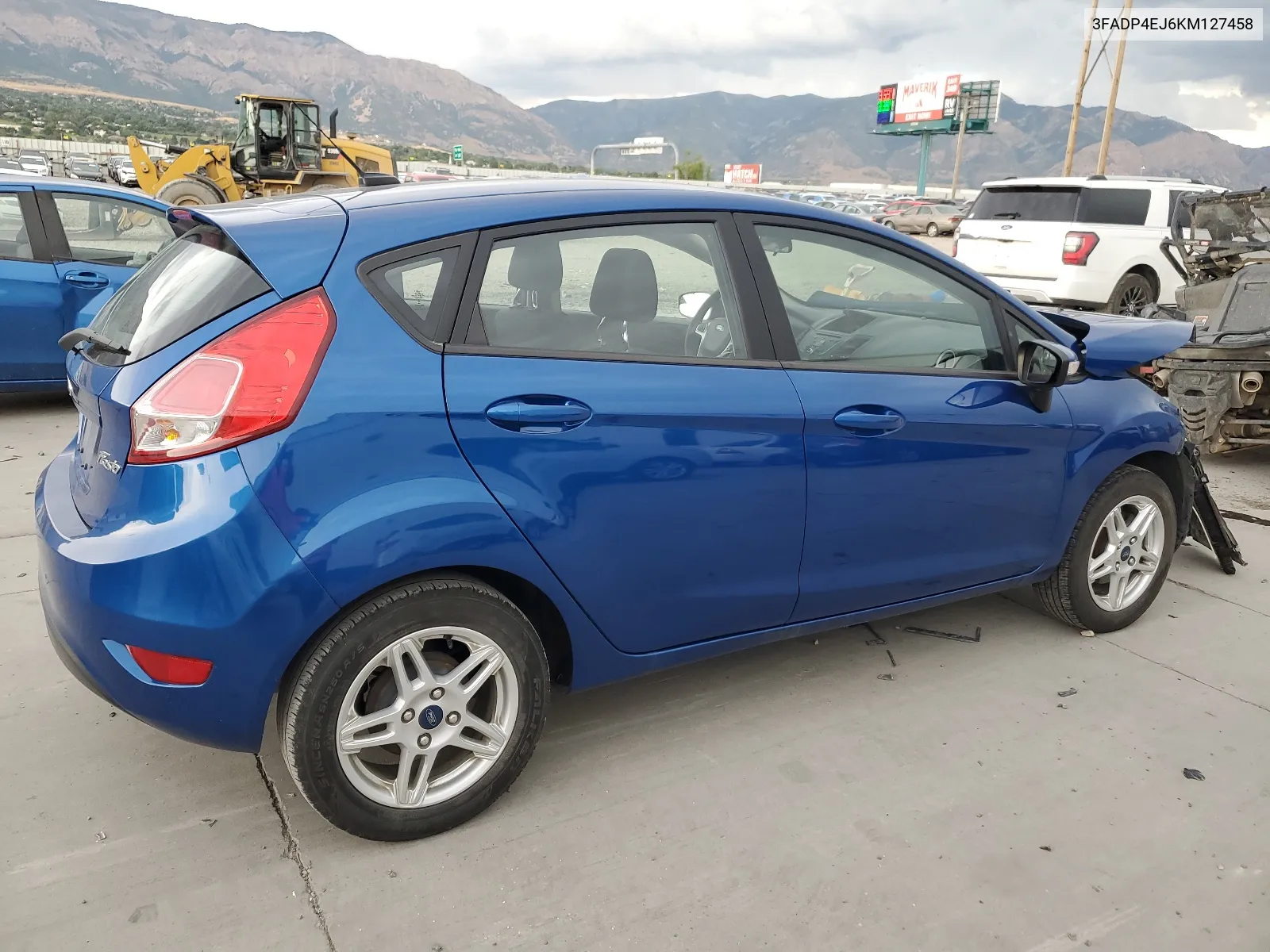 2019 Ford Fiesta Se VIN: 3FADP4EJ6KM127458 Lot: 67370364