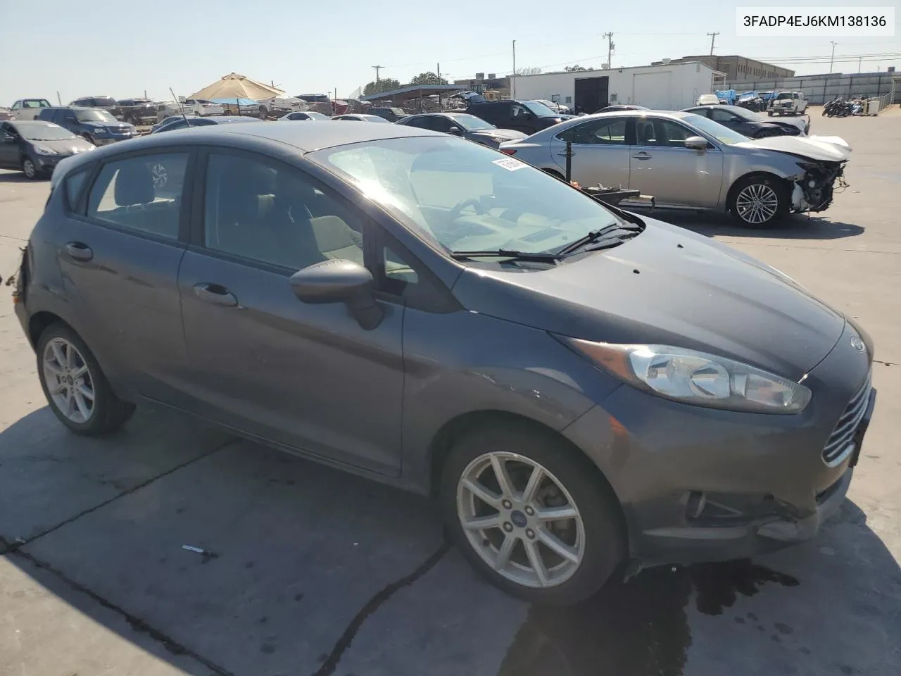 2019 Ford Fiesta Se VIN: 3FADP4EJ6KM138136 Lot: 67696464