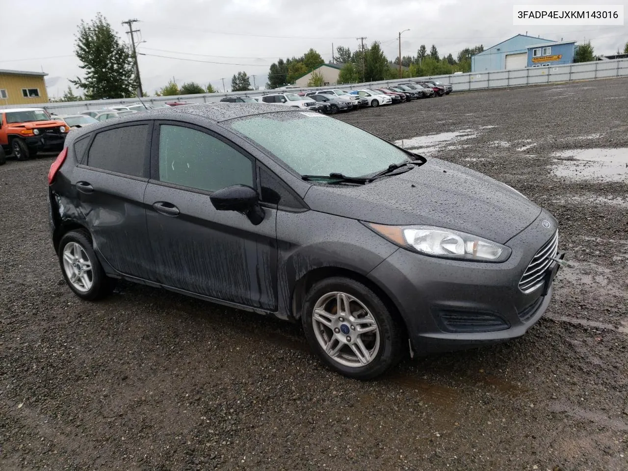 2019 Ford Fiesta Se VIN: 3FADP4EJXKM143016 Lot: 69117664