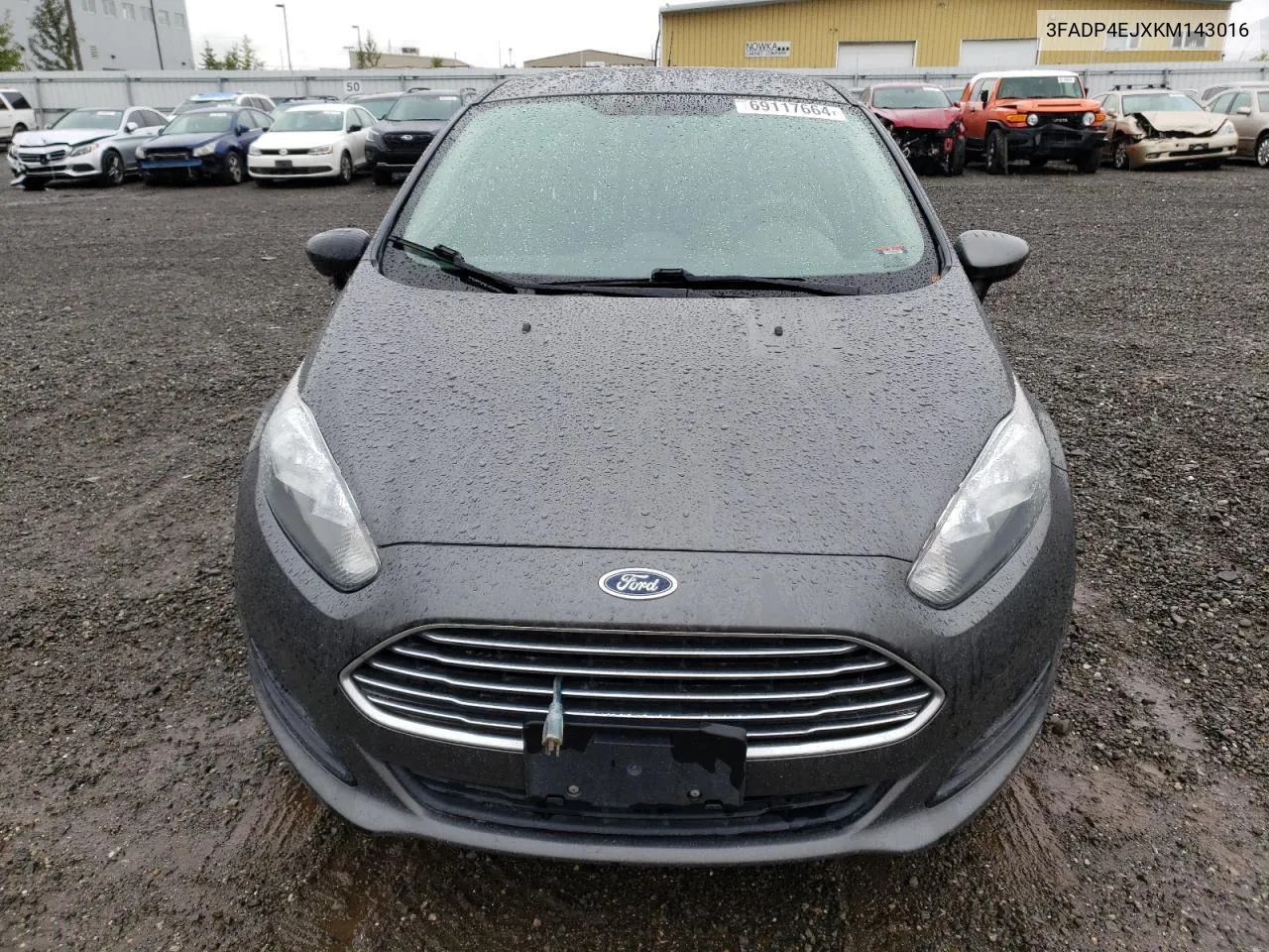 3FADP4EJXKM143016 2019 Ford Fiesta Se