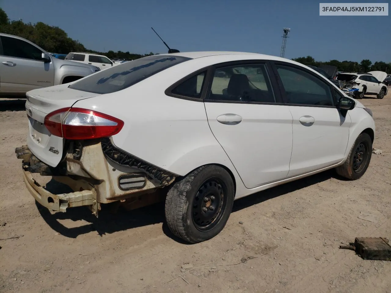 2019 Ford Fiesta S VIN: 3FADP4AJ5KM122791 Lot: 69451074