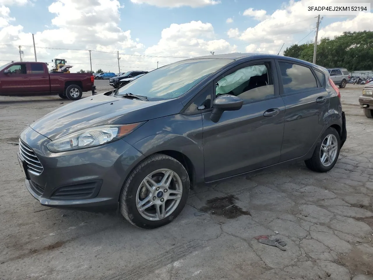 3FADP4EJ2KM152194 2019 Ford Fiesta Se