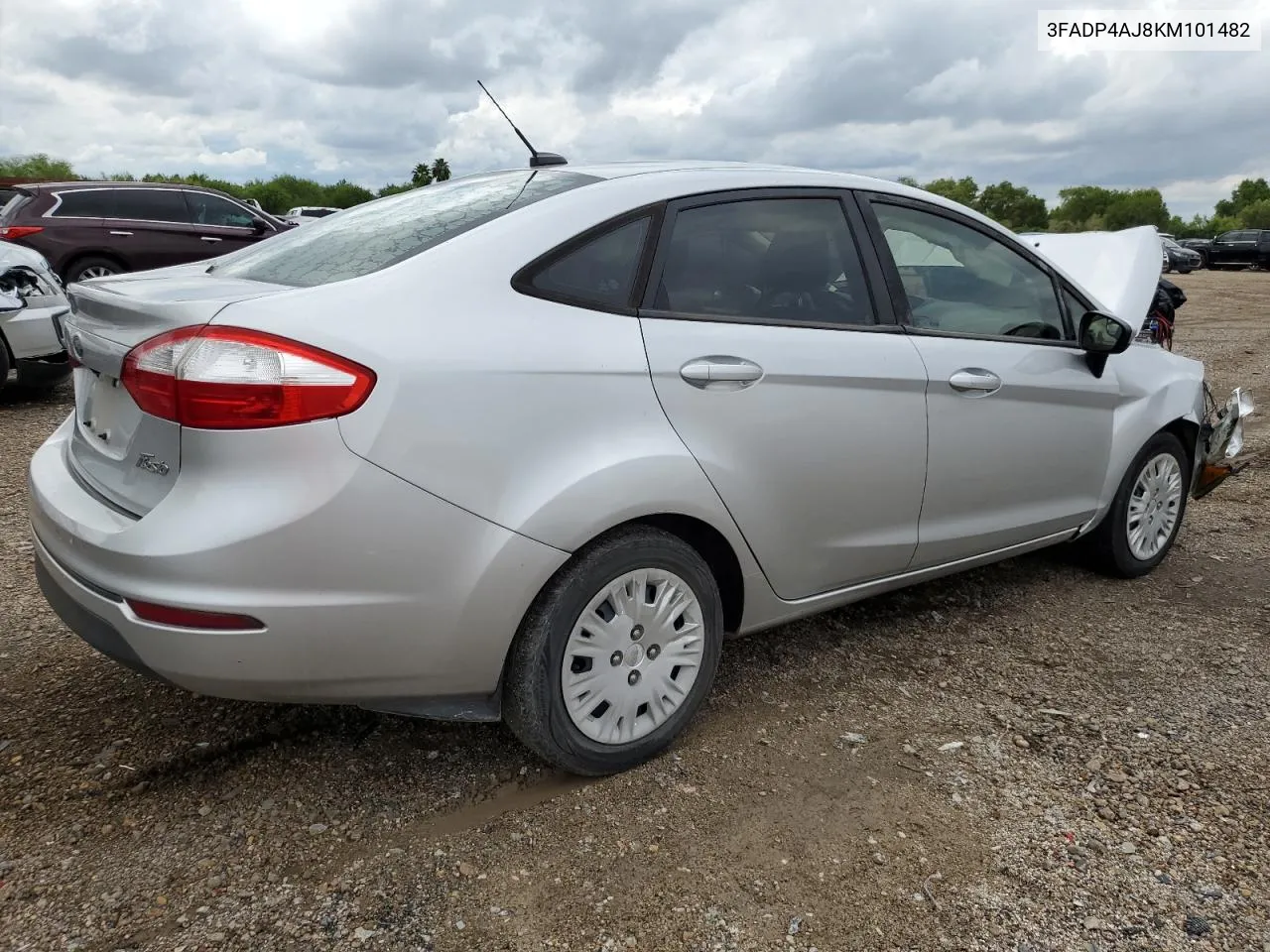 2019 Ford Fiesta S VIN: 3FADP4AJ8KM101482 Lot: 70203854