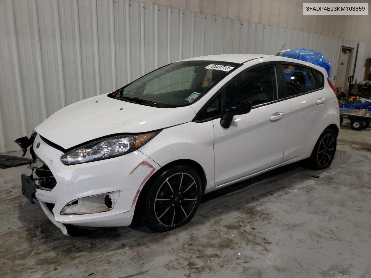 2019 Ford Fiesta Se VIN: 3FADP4EJ3KM103859 Lot: 70441774