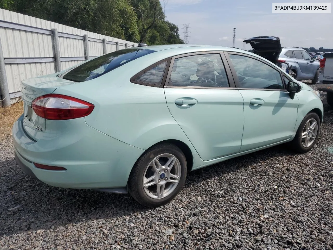 3FADP4BJ9KM139429 2019 Ford Fiesta Se