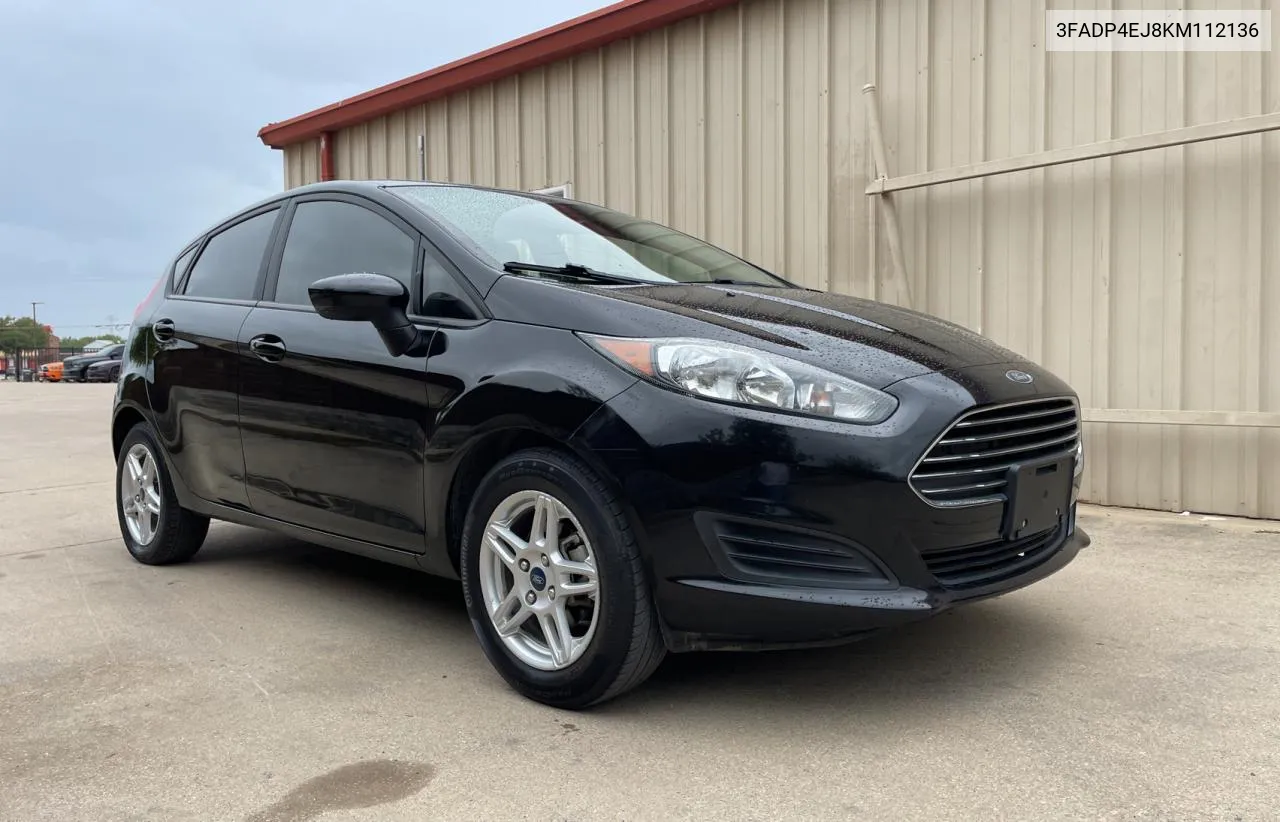 2019 Ford Fiesta Se VIN: 3FADP4EJ8KM112136 Lot: 71413594