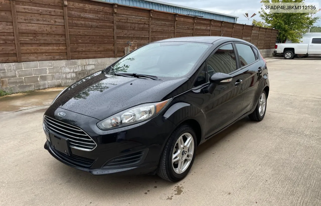 3FADP4EJ8KM112136 2019 Ford Fiesta Se