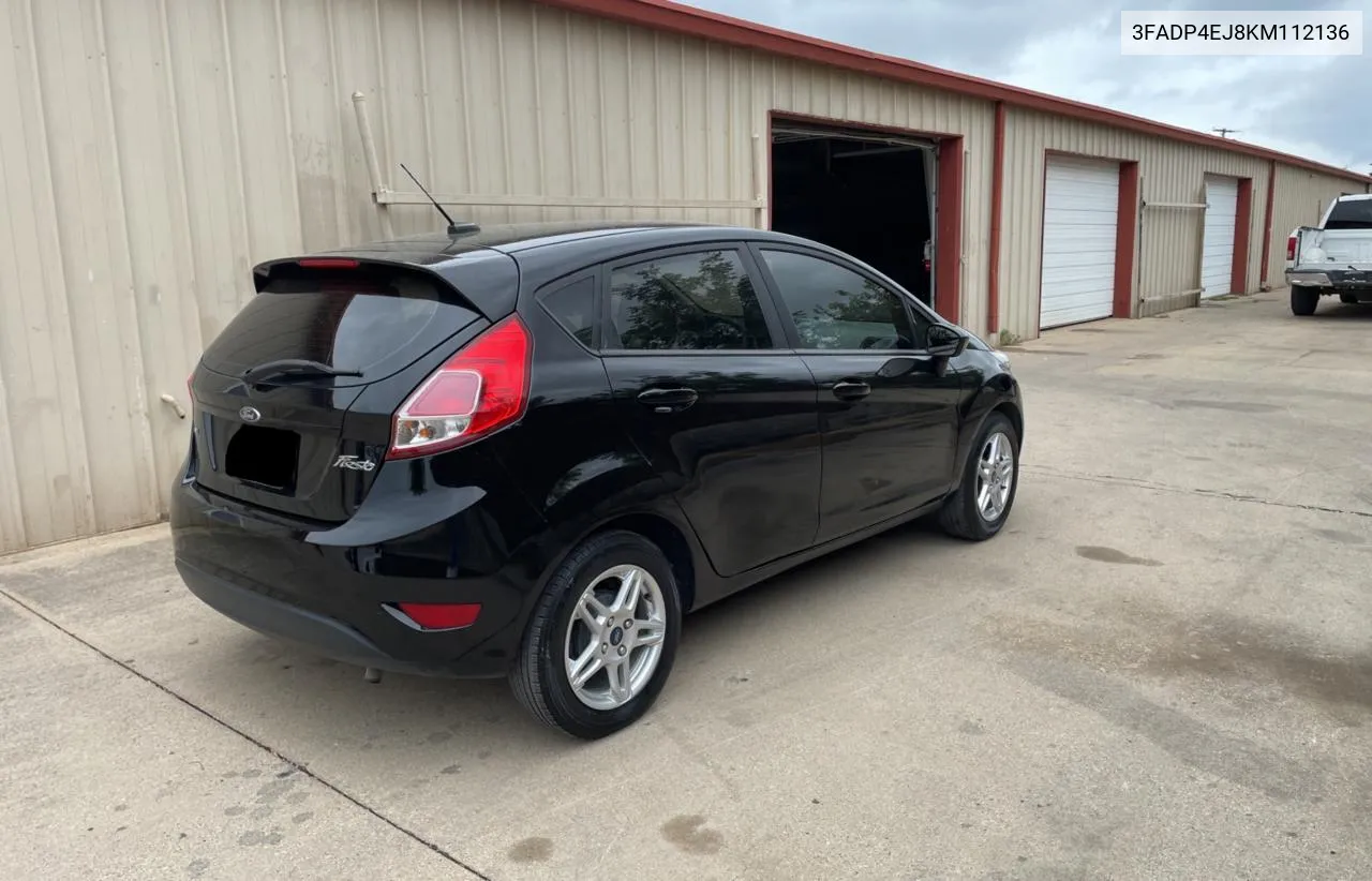 2019 Ford Fiesta Se VIN: 3FADP4EJ8KM112136 Lot: 71413594