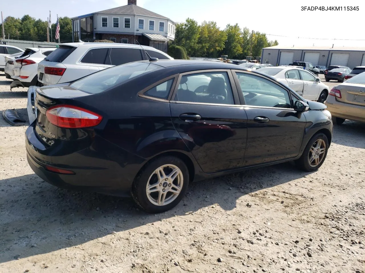 2019 Ford Fiesta Se VIN: 3FADP4BJ4KM115345 Lot: 71797024