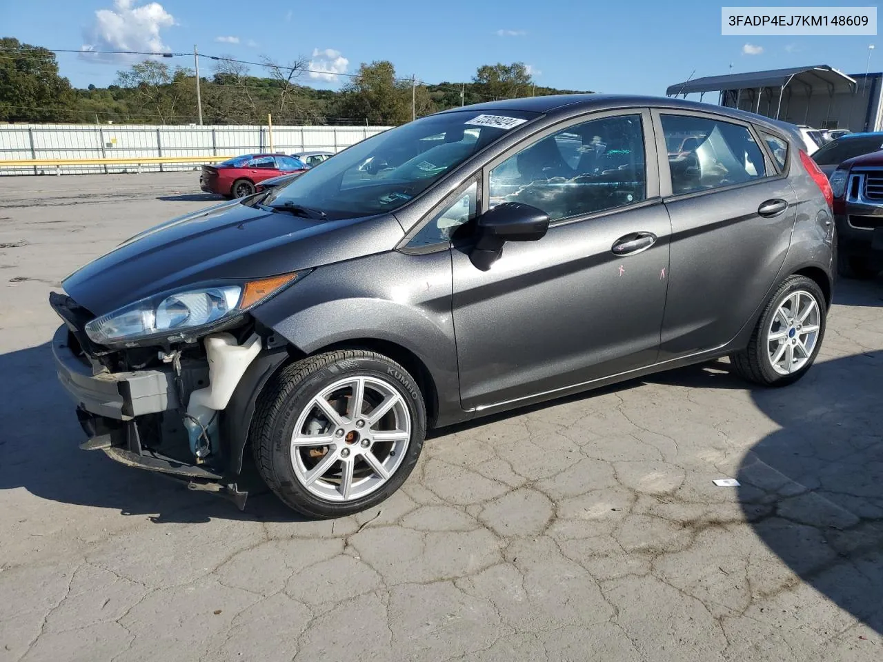 2019 Ford Fiesta Se VIN: 3FADP4EJ7KM148609 Lot: 72309424