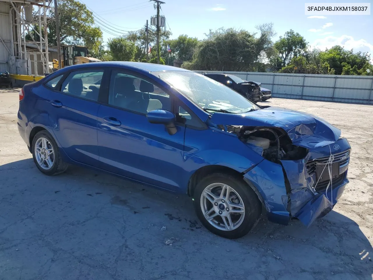 2019 Ford Fiesta Se VIN: 3FADP4BJXKM158037 Lot: 72728504