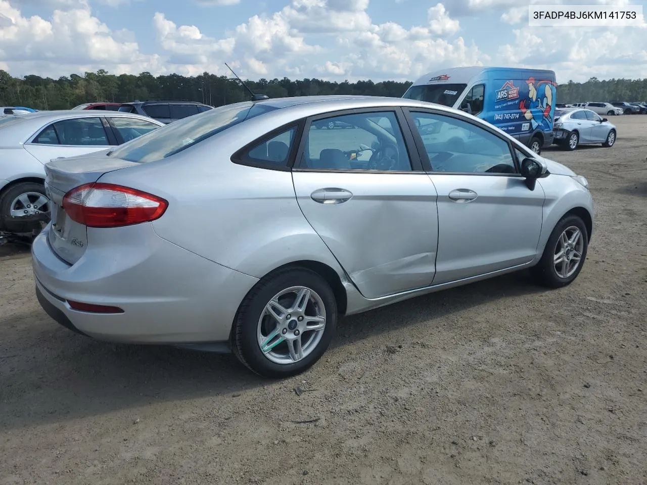 2019 Ford Fiesta Se VIN: 3FADP4BJ6KM141753 Lot: 72742914