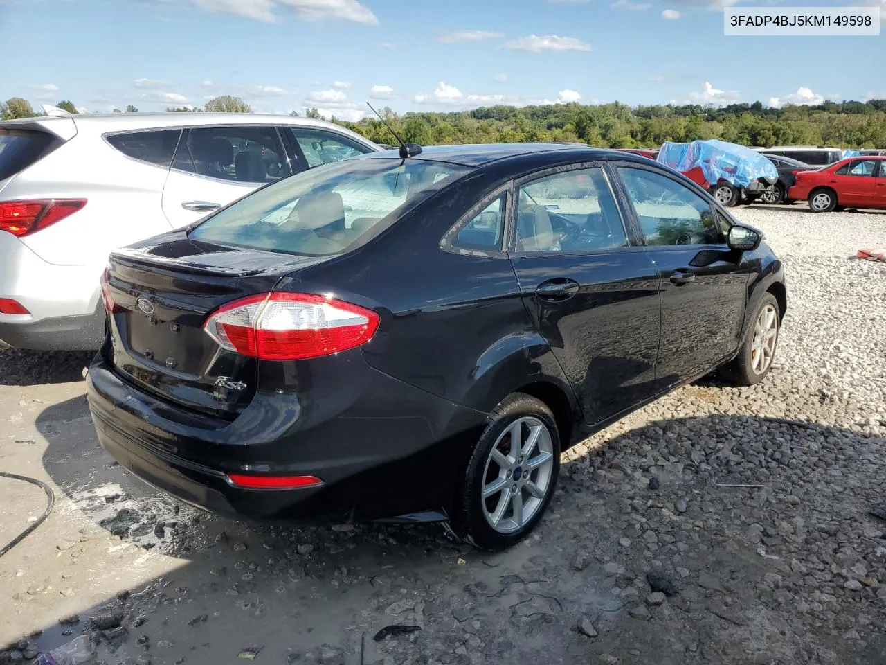 2019 Ford Fiesta Se VIN: 3FADP4BJ5KM149598 Lot: 73491244