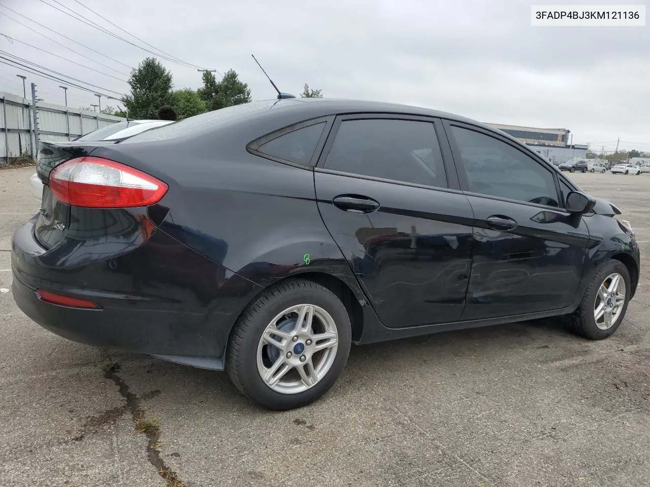 2019 Ford Fiesta Se VIN: 3FADP4BJ3KM121136 Lot: 74070424