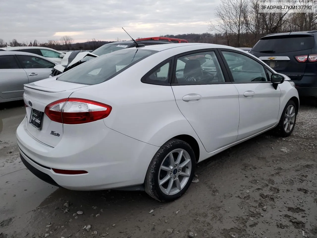 2019 Ford Fiesta Se VIN: 3FADP4BJ7KM137792 Lot: 79580203