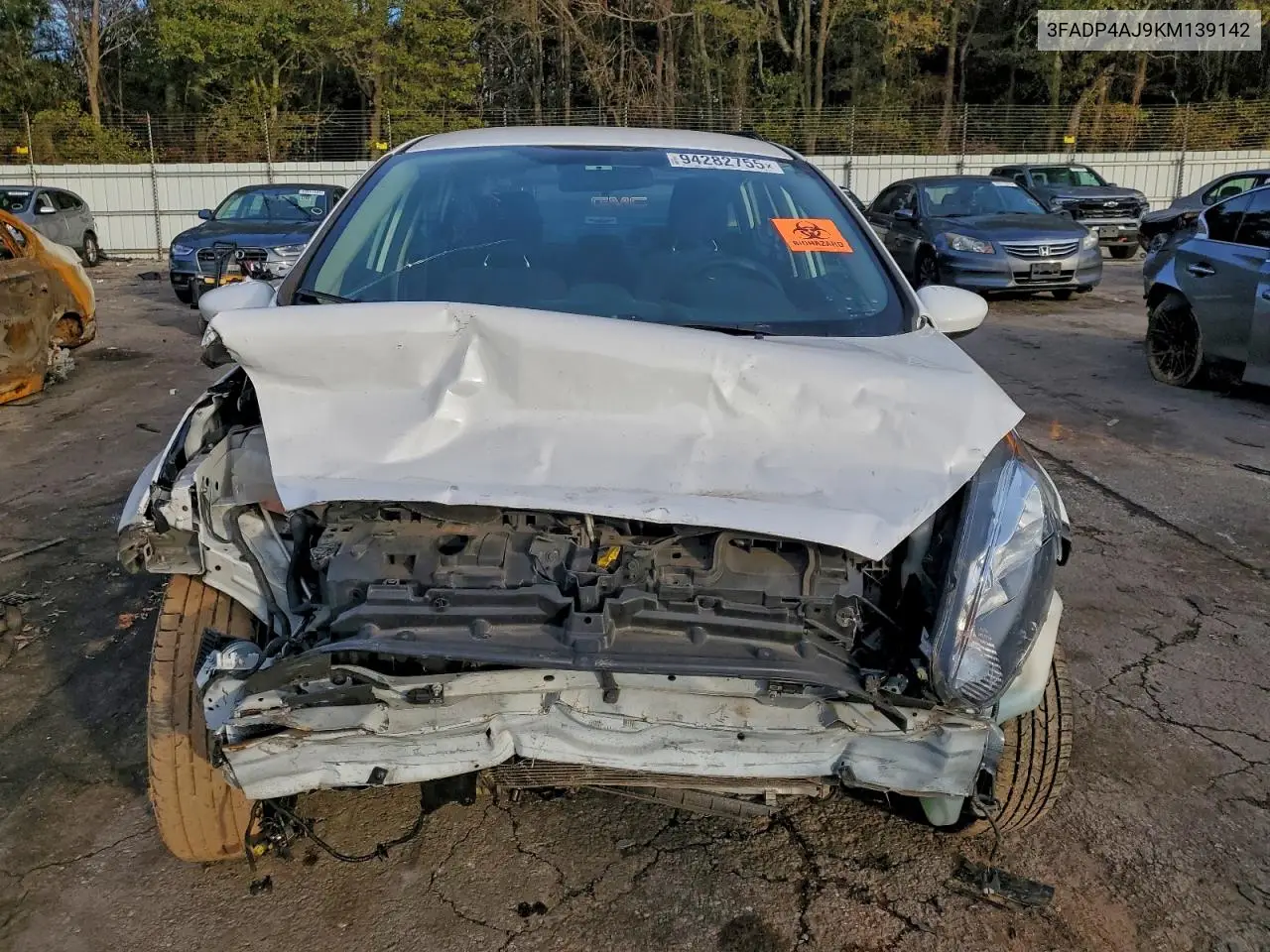 3FADP4AJ9KM139142 2019 Ford Fiesta S