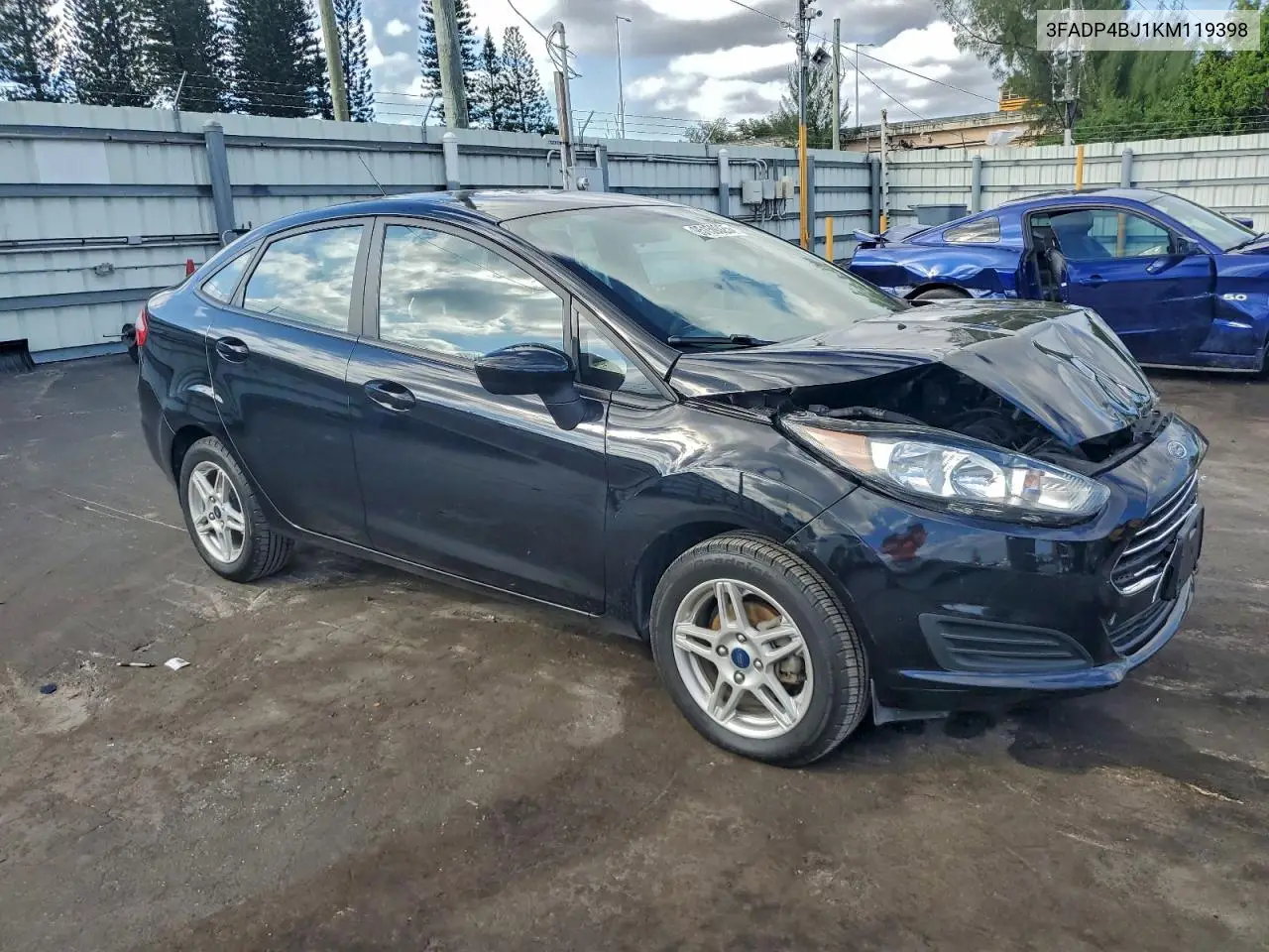 3FADP4BJ1KM119398 2019 Ford Fiesta Se