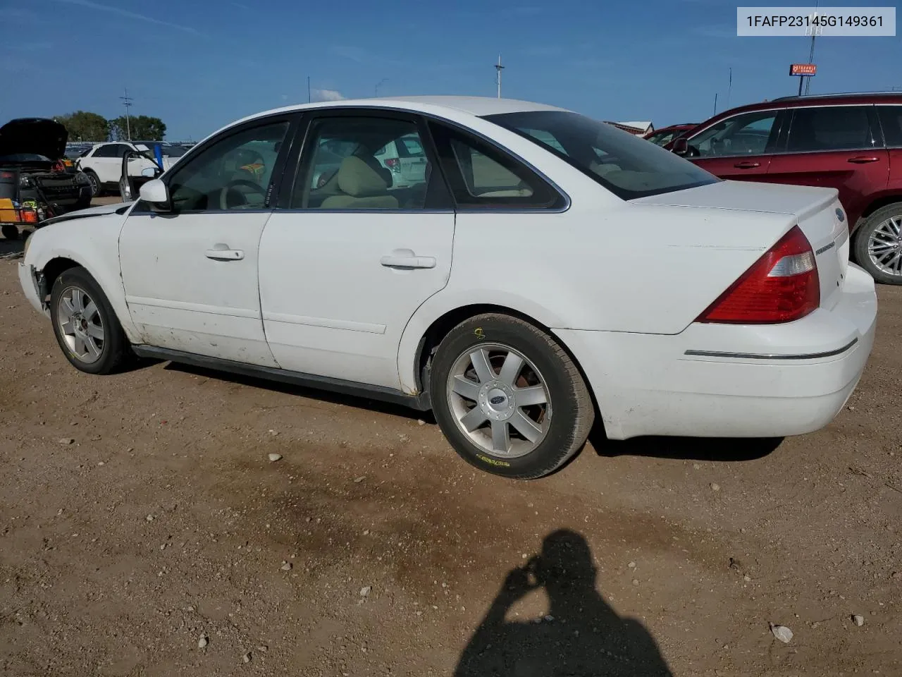 2005 Ford Five Hundred Se VIN: 1FAFP23145G149361 Lot: 69113984