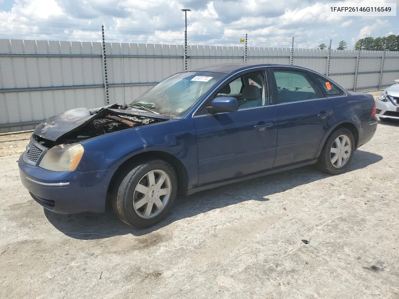 1FAFP26146G116549 2006 Ford Five Hundred Se