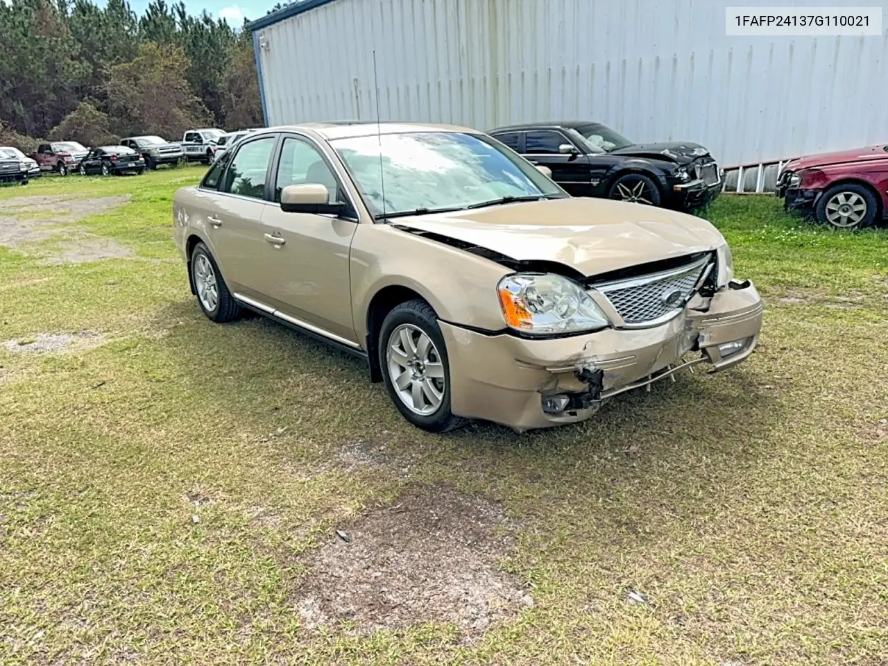 2007 Ford Five Hundred Sel VIN: 1FAFP24137G110021 Lot: 45444386