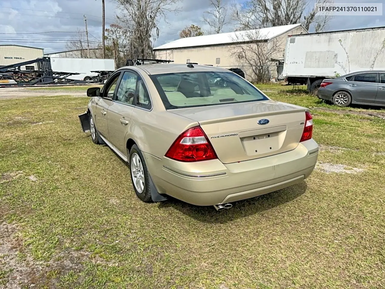 2007 Ford Five Hundred Sel VIN: 1FAFP24137G110021 Lot: 45444386