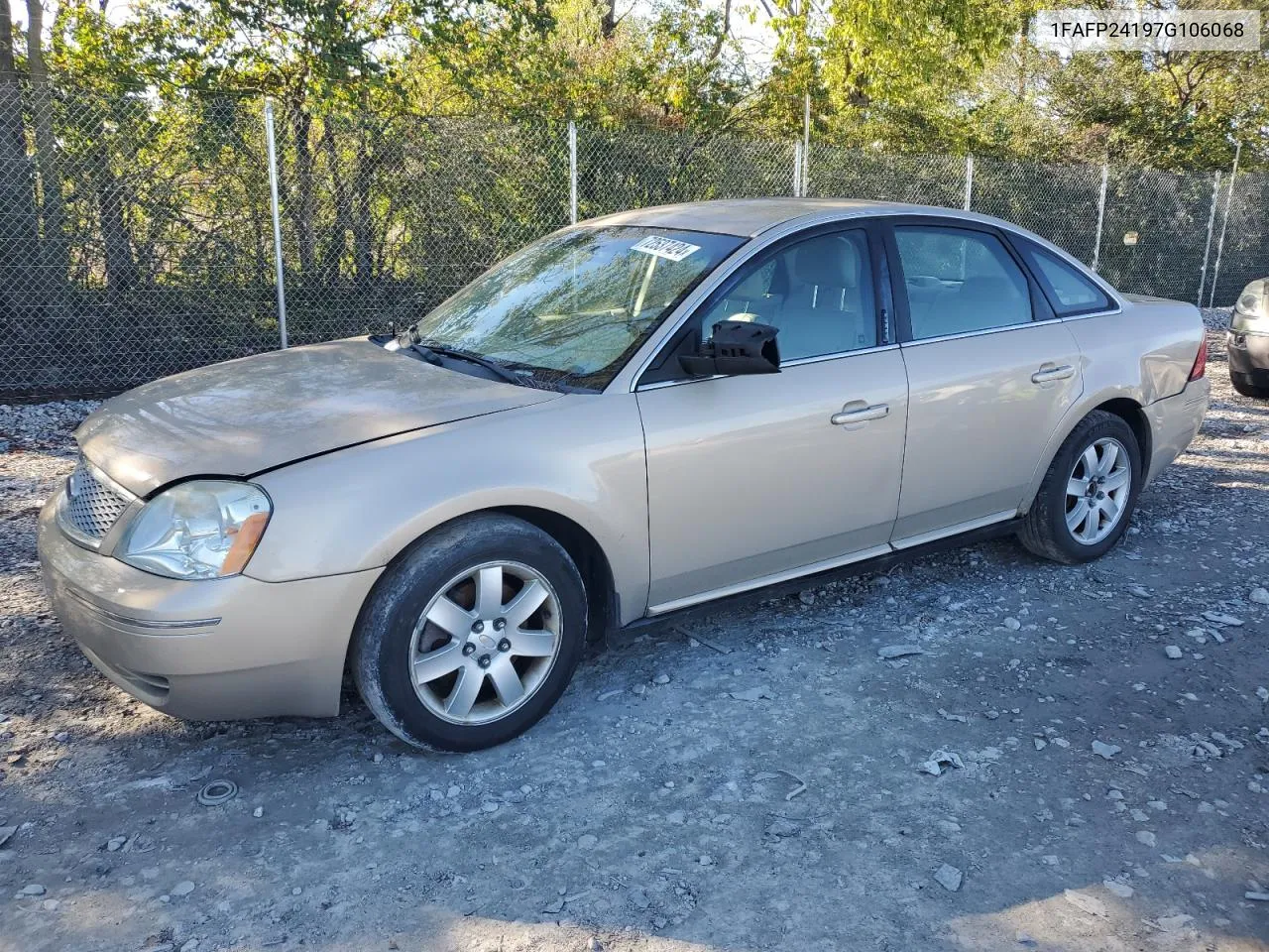 1FAFP24197G106068 2007 Ford Five Hundred Sel