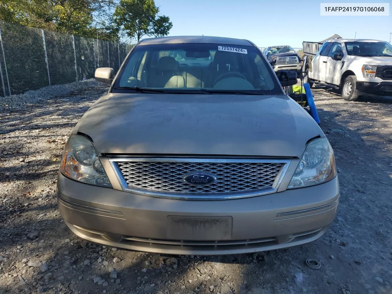 1FAFP24197G106068 2007 Ford Five Hundred Sel