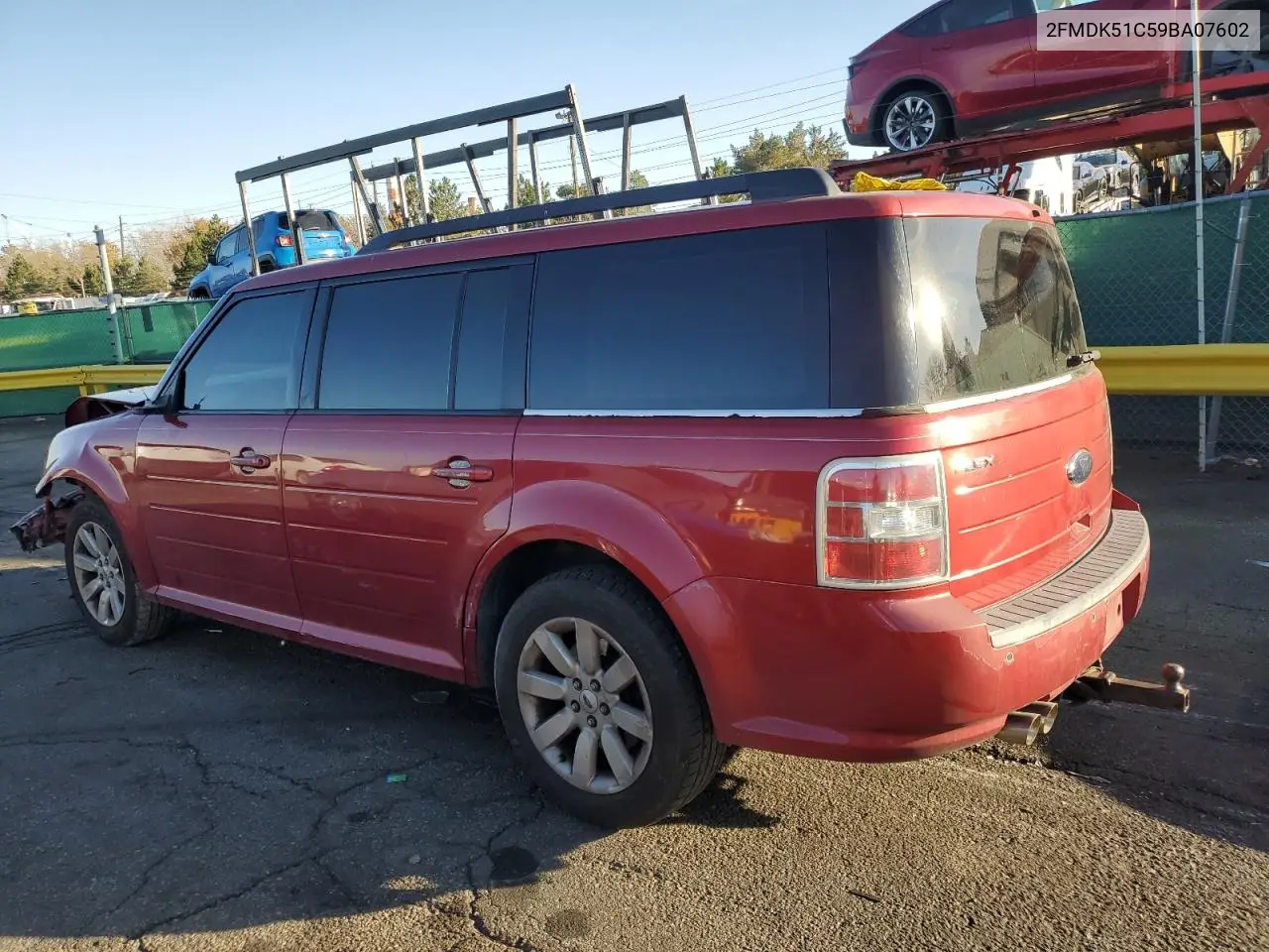 2FMDK51C59BA07602 2009 Ford Flex Se