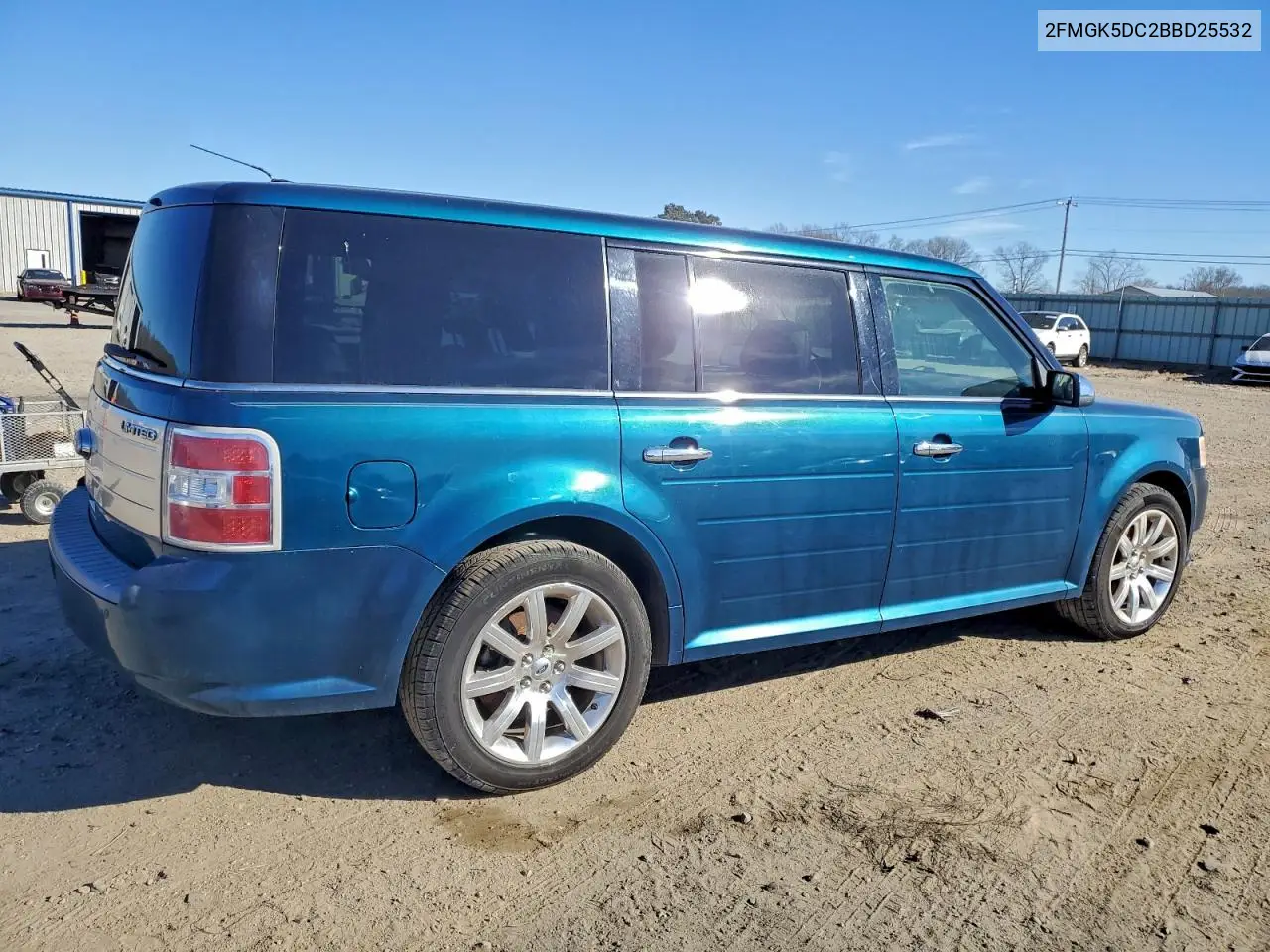 2FMGK5DC2BBD25532 2011 Ford Flex