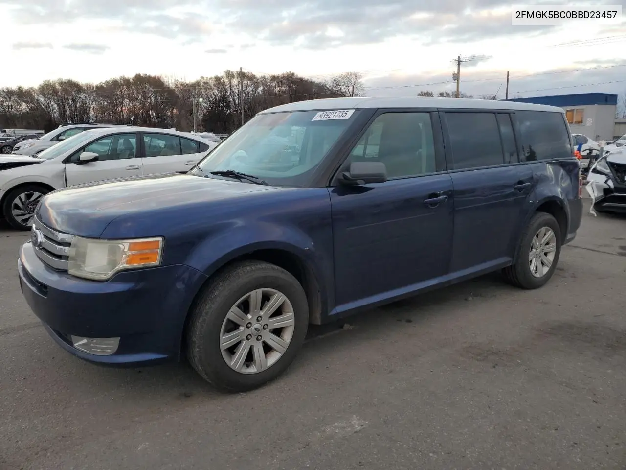 2FMGK5BC0BBD23457 2011 Ford Flex Se
