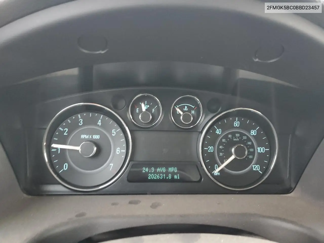 2FMGK5BC0BBD23457 2011 Ford Flex Se