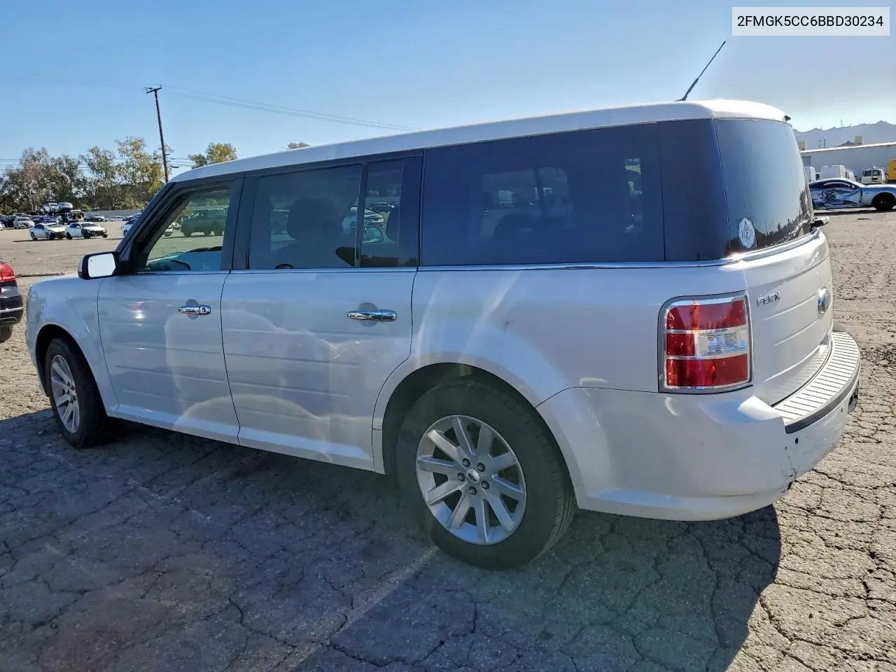 2FMGK5CC6BBD30234 2011 Ford Flex Sel