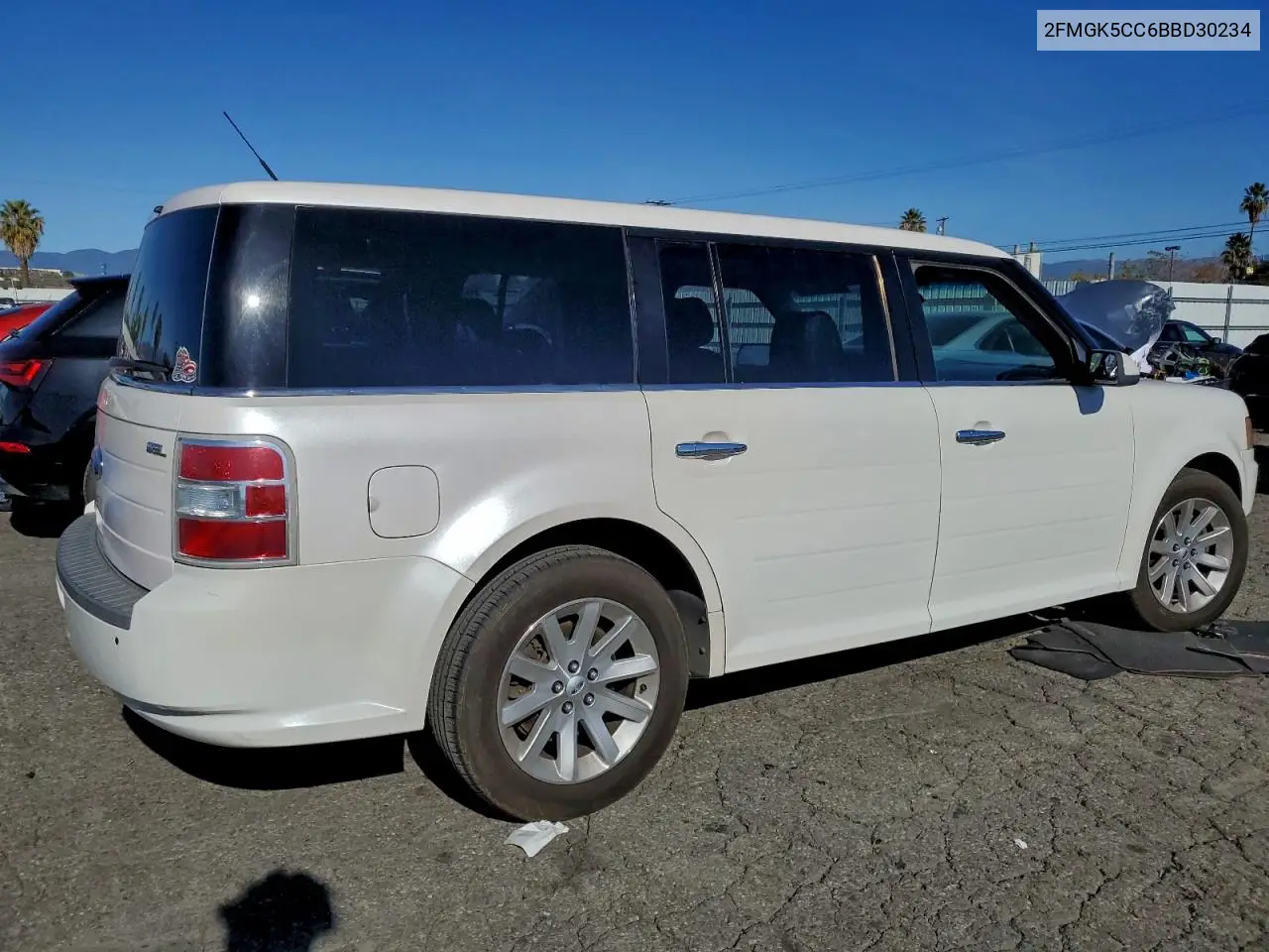 2FMGK5CC6BBD30234 2011 Ford Flex Sel