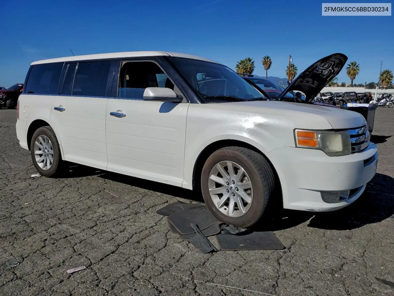 2FMGK5CC6BBD30234 2011 Ford Flex Sel