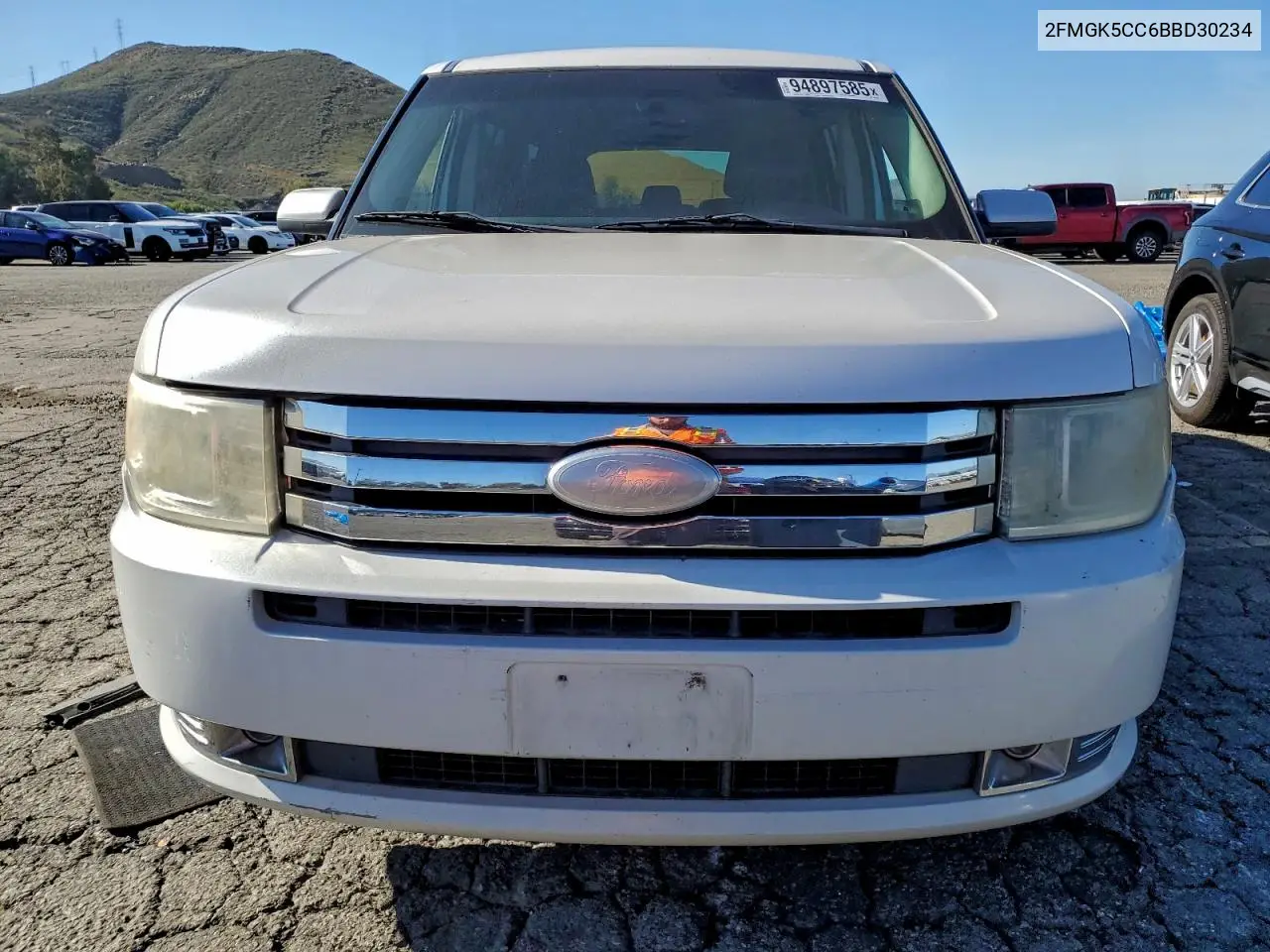 2FMGK5CC6BBD30234 2011 Ford Flex Sel
