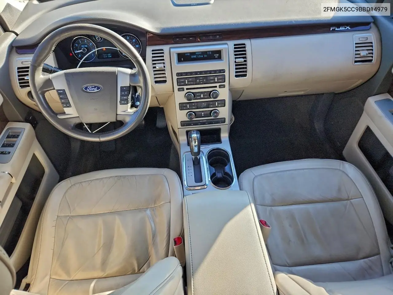 2FMGK5CC9BBD14979 2011 Ford Flex Sel