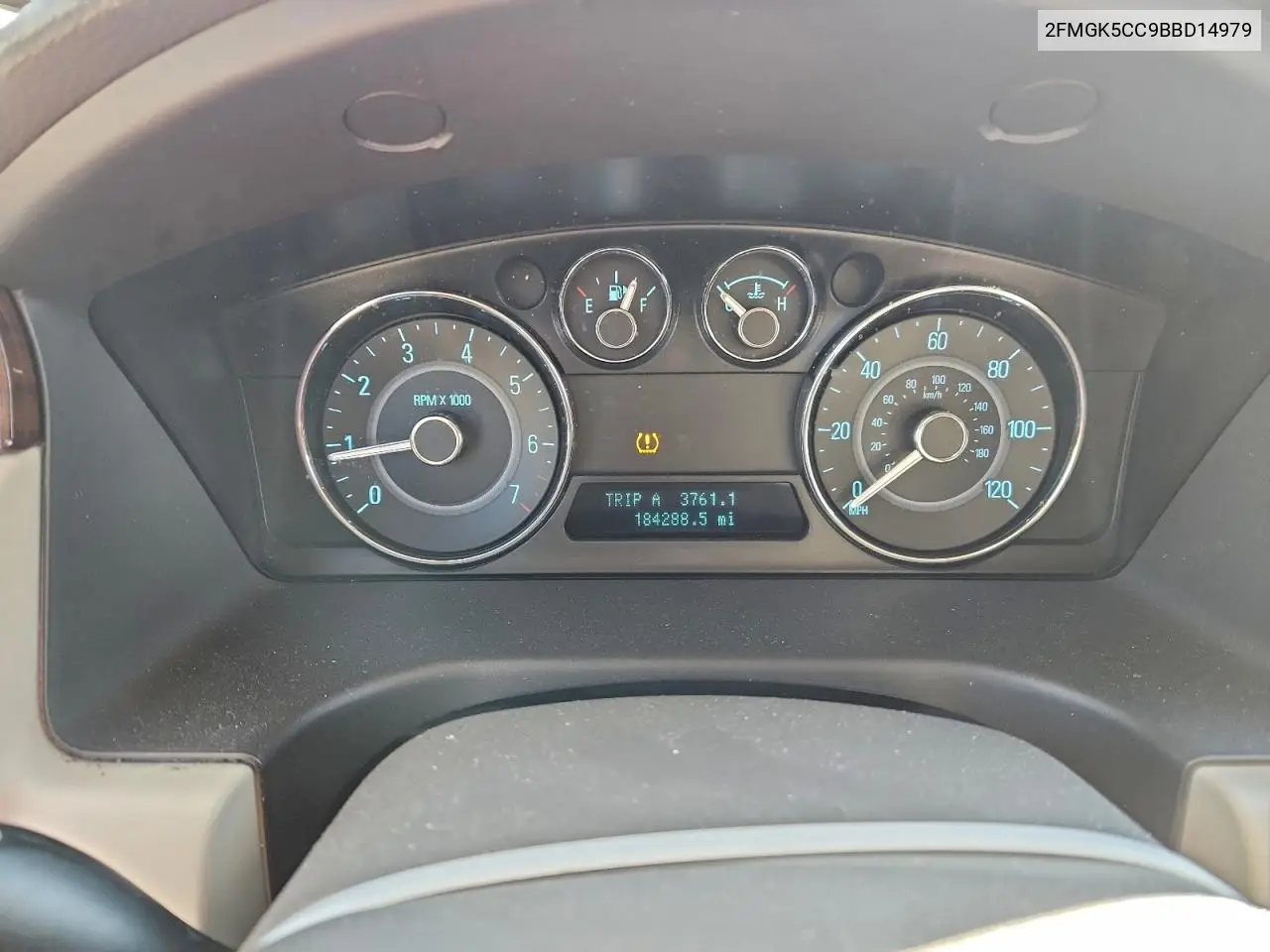 2FMGK5CC9BBD14979 2011 Ford Flex Sel