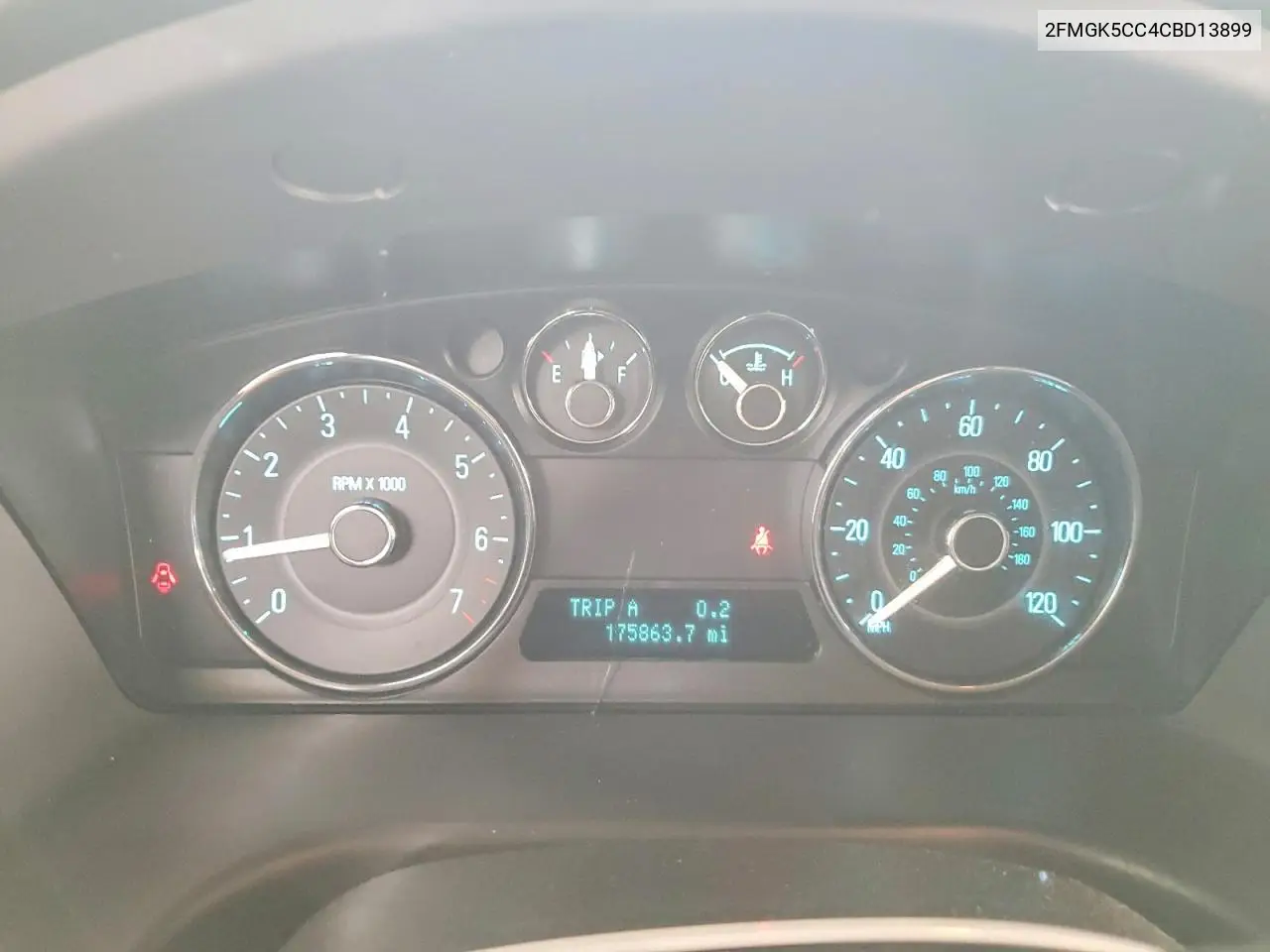 2FMGK5CC4CBD13899 2012 Ford Flex Sel