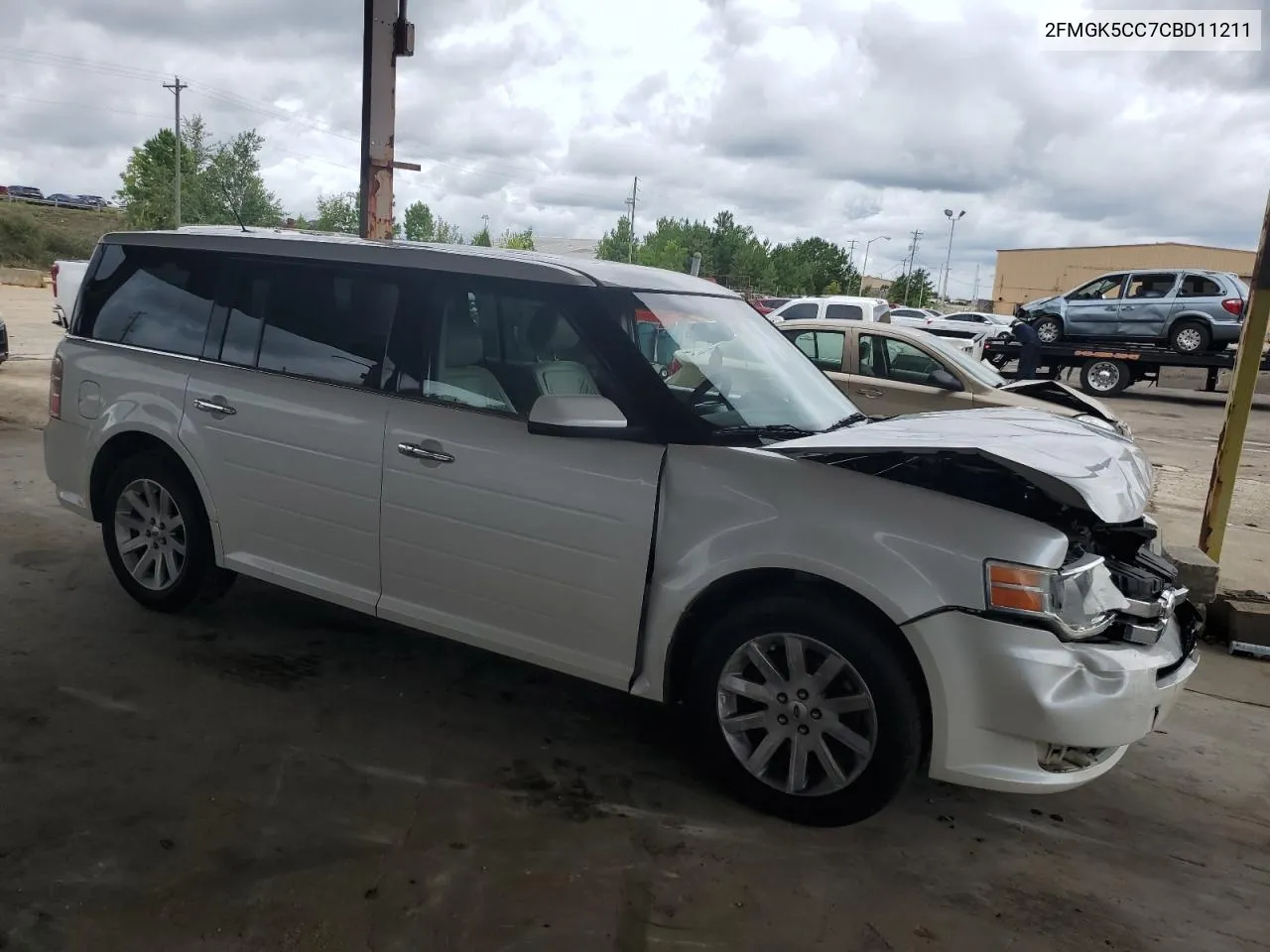 2FMGK5CC7CBD11211 2012 Ford Flex Sel