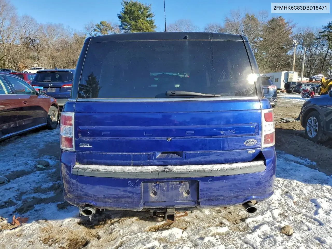 2FMHK6C83DBD18471 2013 Ford Flex Sel