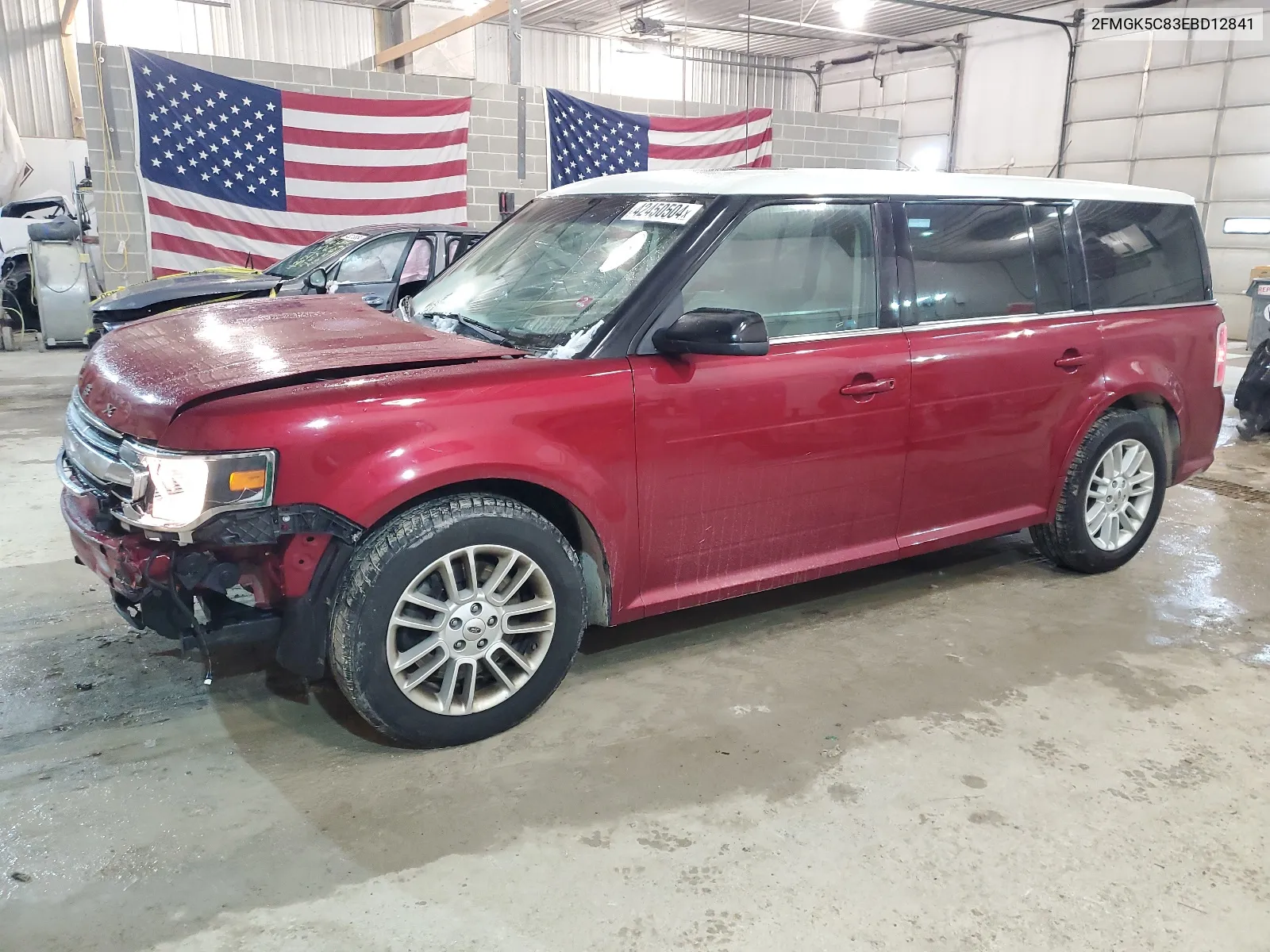 2FMGK5C83EBD12841 2014 Ford Flex Sel