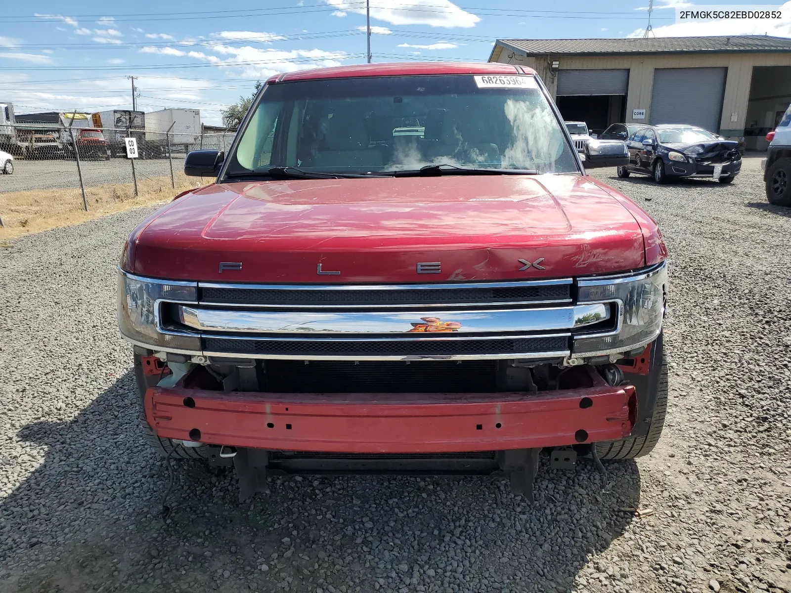 2FMGK5C82EBD02852 2014 Ford Flex Sel