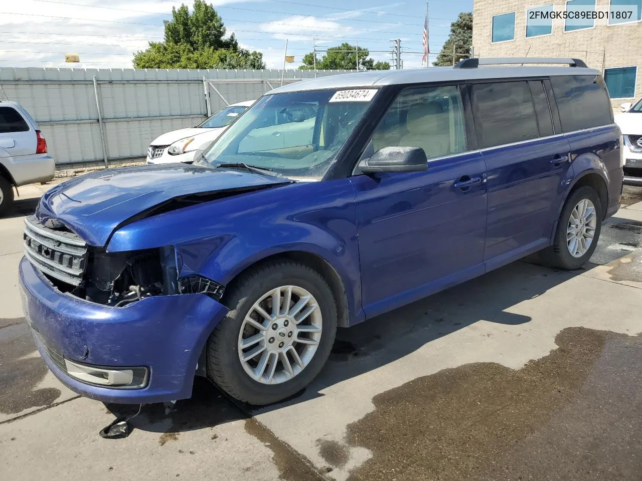 2FMGK5C89EBD11807 2014 Ford Flex Sel